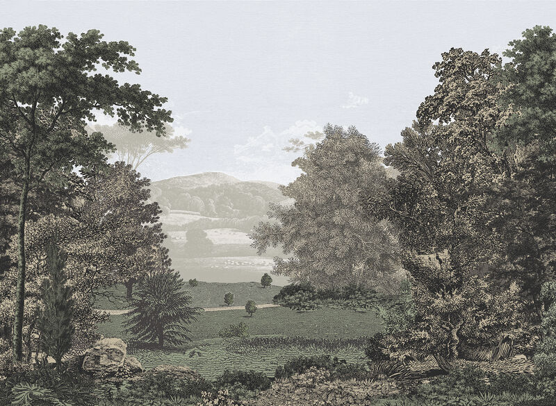 Scenic Pastures Morning Light Peel & Stick Mural image number 0