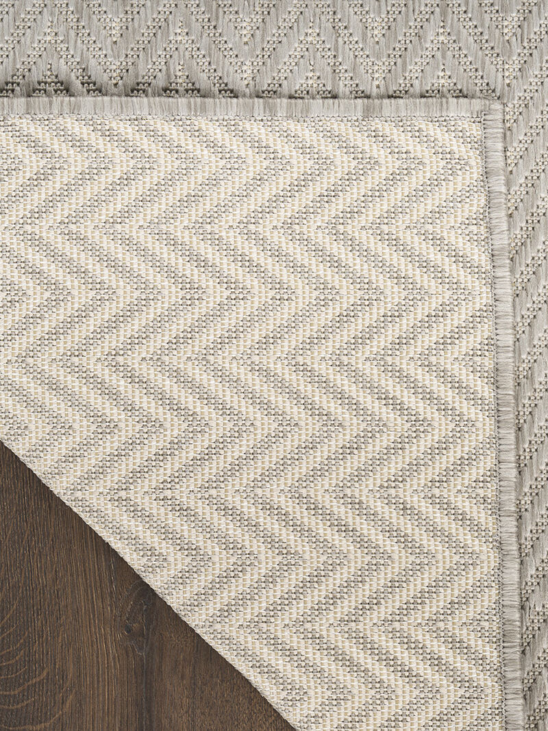 Horizon Indoor/Outdoor HOZ02 Gray 4' x 6' Rug