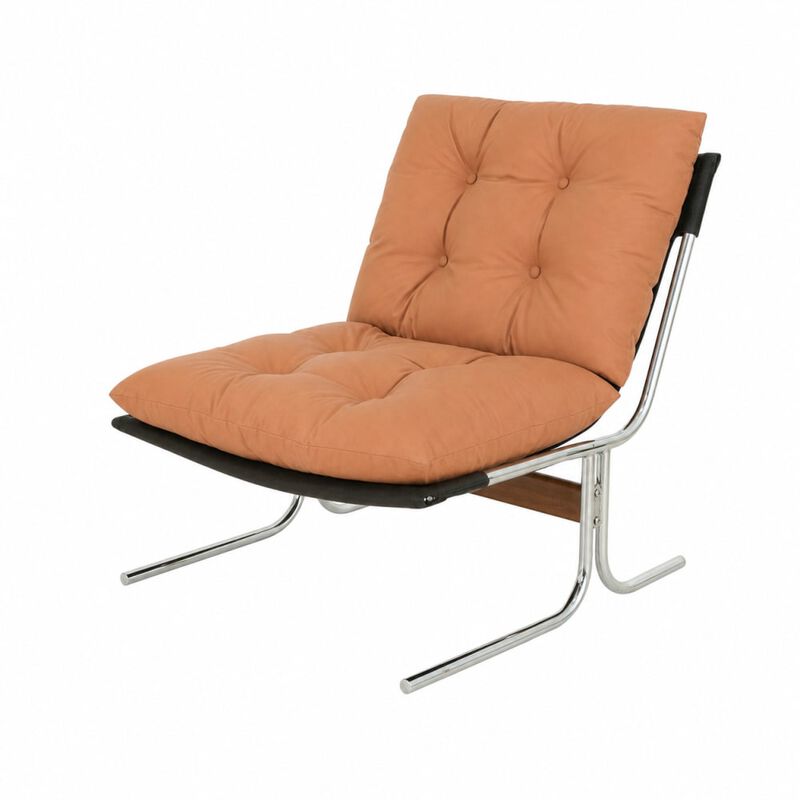 GOODSILO Modern High Back Accent Armchair Soft Padded Upholstered Single Seat Chair for Living Room Home Office Bedroom image number 0