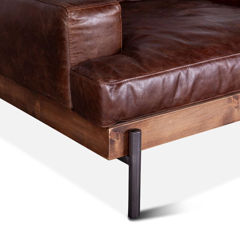 World Interiors Chiavari Armchair in Geisha Brown Leather image number 4