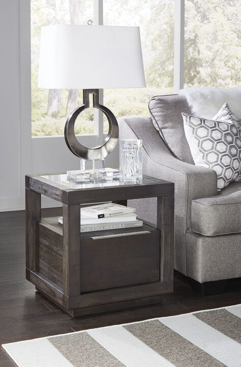 Oxford Gray End Table