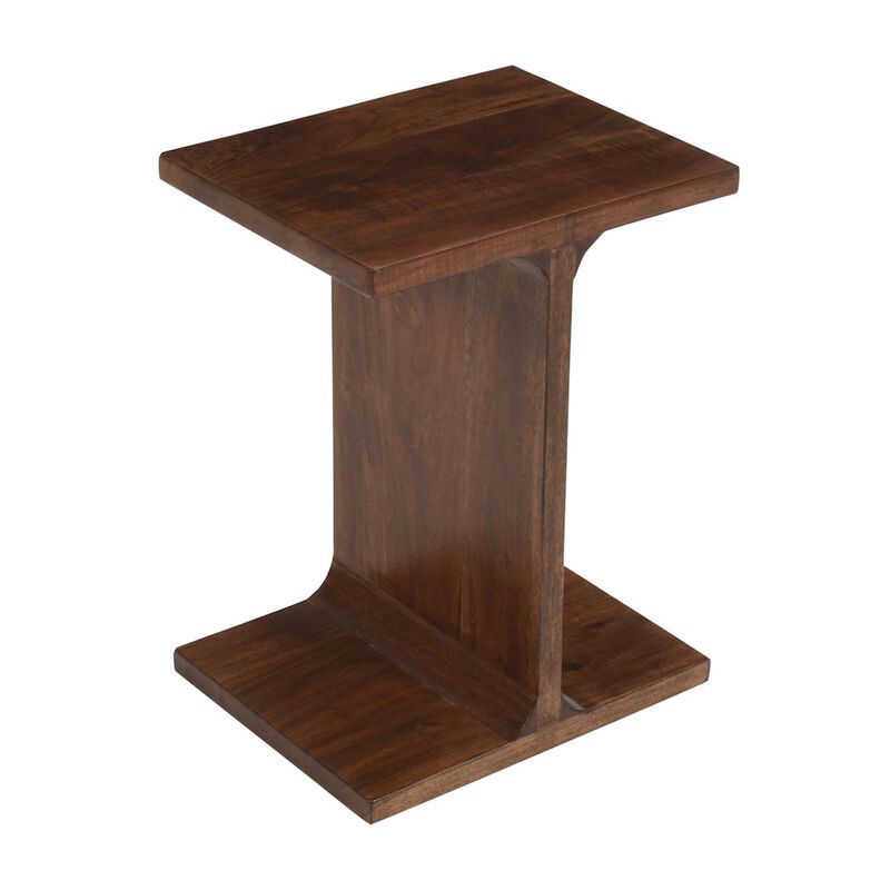 Jofran Idiom Solid Wood Modern Accent End I-Table