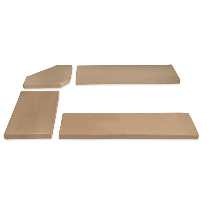 Linon Chelsea Cushion Set – Beige Microfiber  *Nook Not Included*