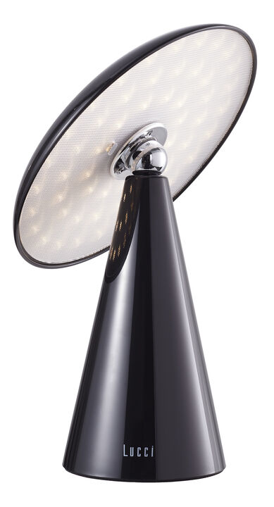 Beacon Lighting Kinoko II Cordless 2-in-1 Rechargeable LED Table & Wall Lamp, CCT Dimmable, Gloss