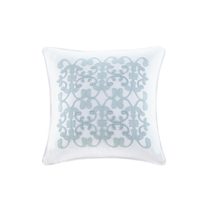 Gracie Mills Ellison 6-Piece Jacquard Stripe Oversized Cotton Comforter Set