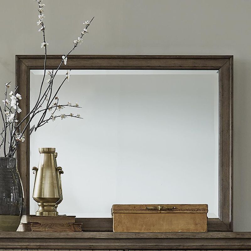 Liberty Furniture Landscape Mirror Traditional Multi in Dusty Taupe image number 2