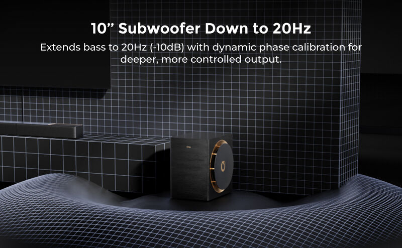ULTIMEA Skywave X series 9.2.6 THX-Tuned Wireless Surround Sound System w/Dolby Atmos & DTS:X,Dual 10"Subwoofers,2000W Peak Power,8K Pass-Through image number 5
