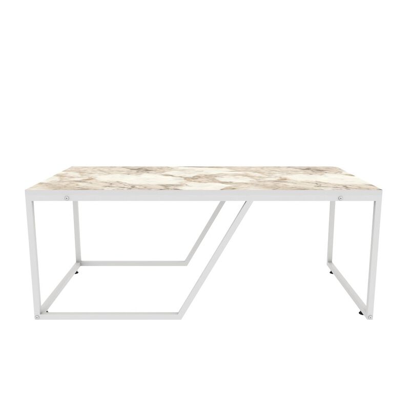 Decorotika Wendy Coffee Table - Ephesus White