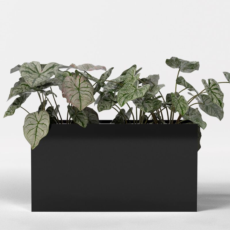 Greenline Fiberglass Alice Extra Large Indoor/Outdoor Rectangle Planter.