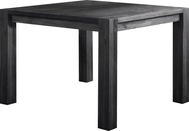 Meadow Solid Wood Square Counter Table in Graphite