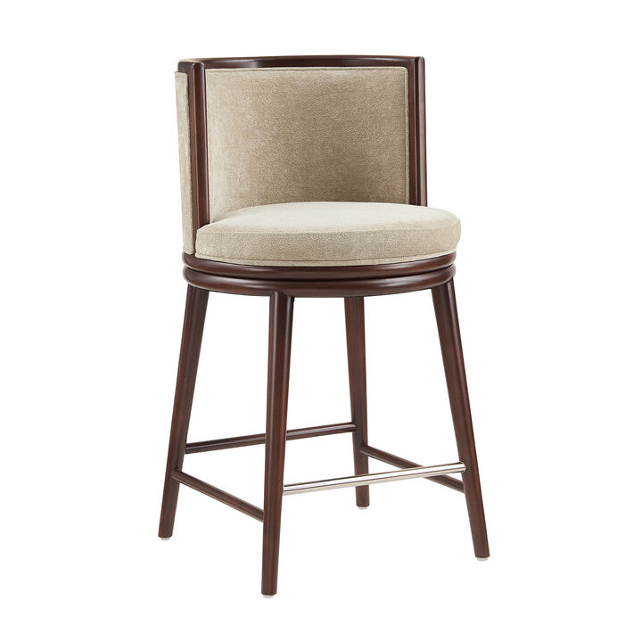 Evalyn Brown Counter Stool