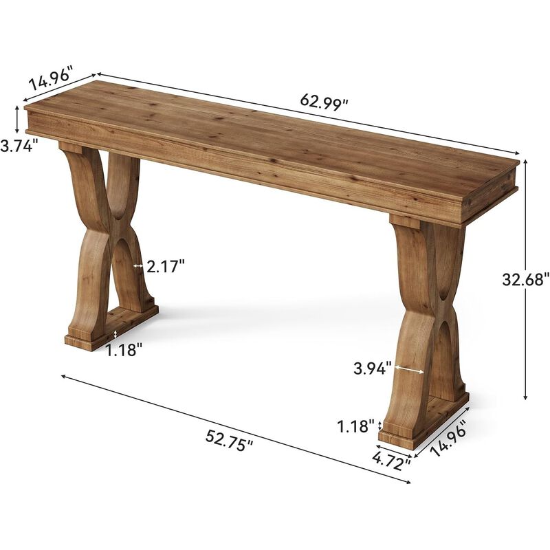 Tribesigns Farmhouse Console Table image number 4