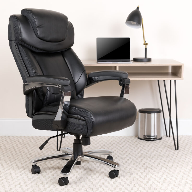 Brown 500LB High Back Chair image number 1