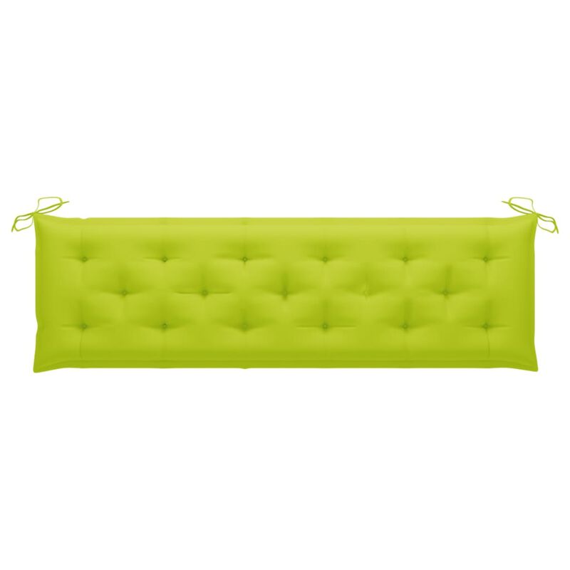 vidaXL Cushion for Swing Chair Bright Green 70.9" Fabric
