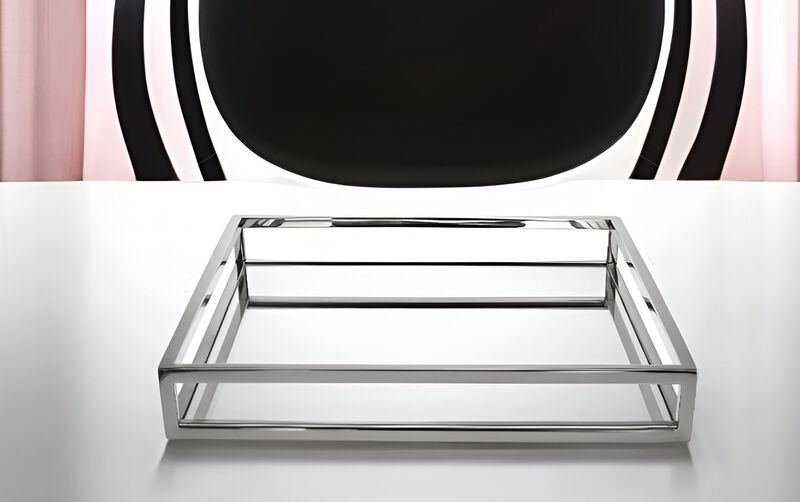 Handmade Wooden Rectangular Serving Tray with Handles &ndash; Durable Tray for Kitchen, Dining, and Entertaining