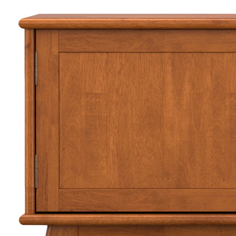 Rentha Mid Century Modern Solid Wood TV Stand image number 4