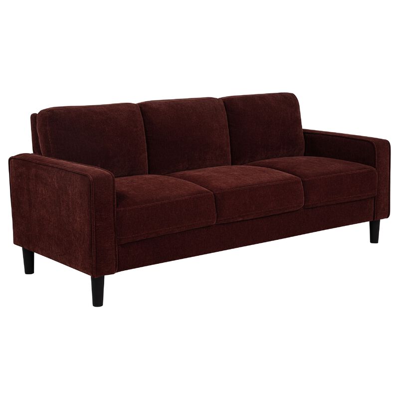2pc Sofa and Loveseat Set, Track Arms, Foam Fill Upholstery image number 2