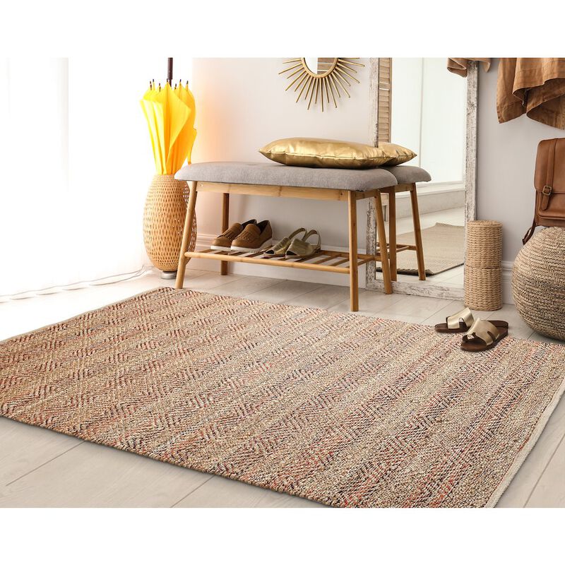 LR Home Natural Fiber Cotton Canvas Area Rug Indoor image number 1