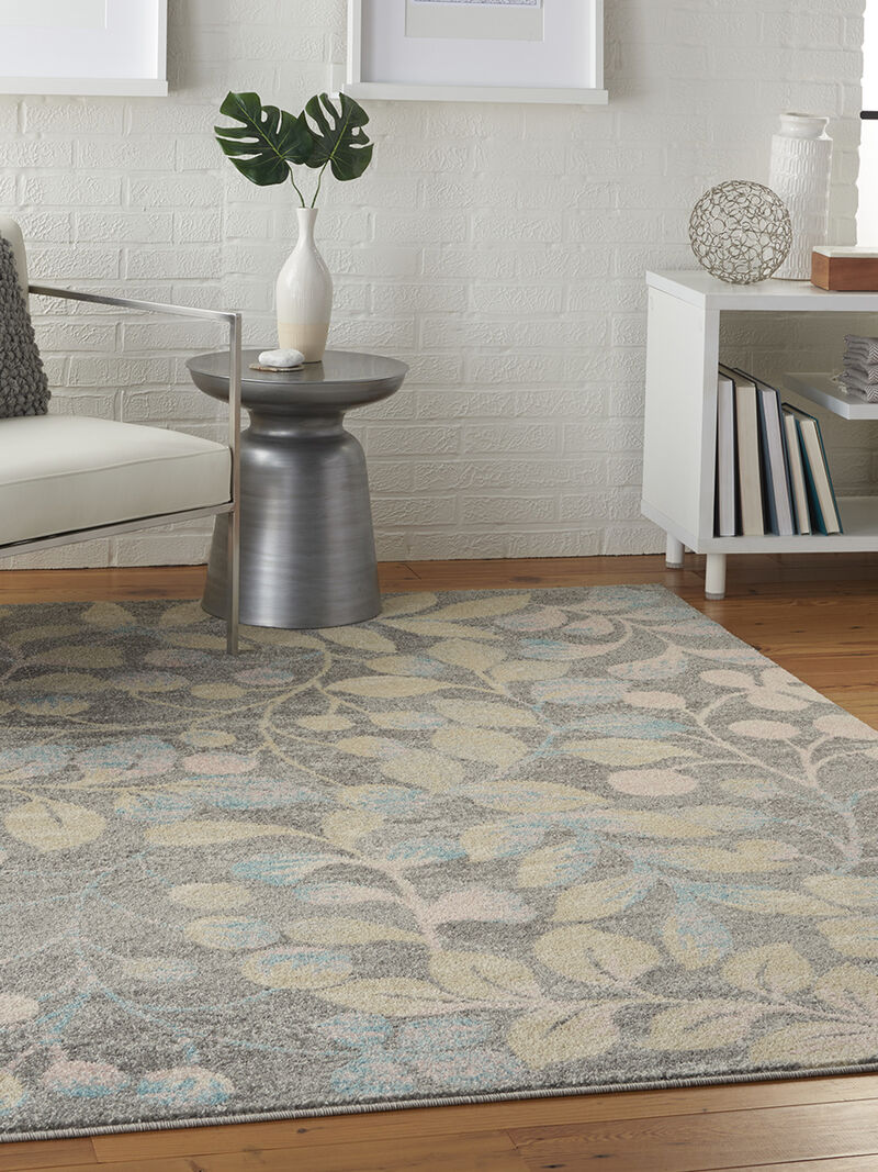Tranquil TRA03 Gray/Beige 5'3" x 7'3" Rug