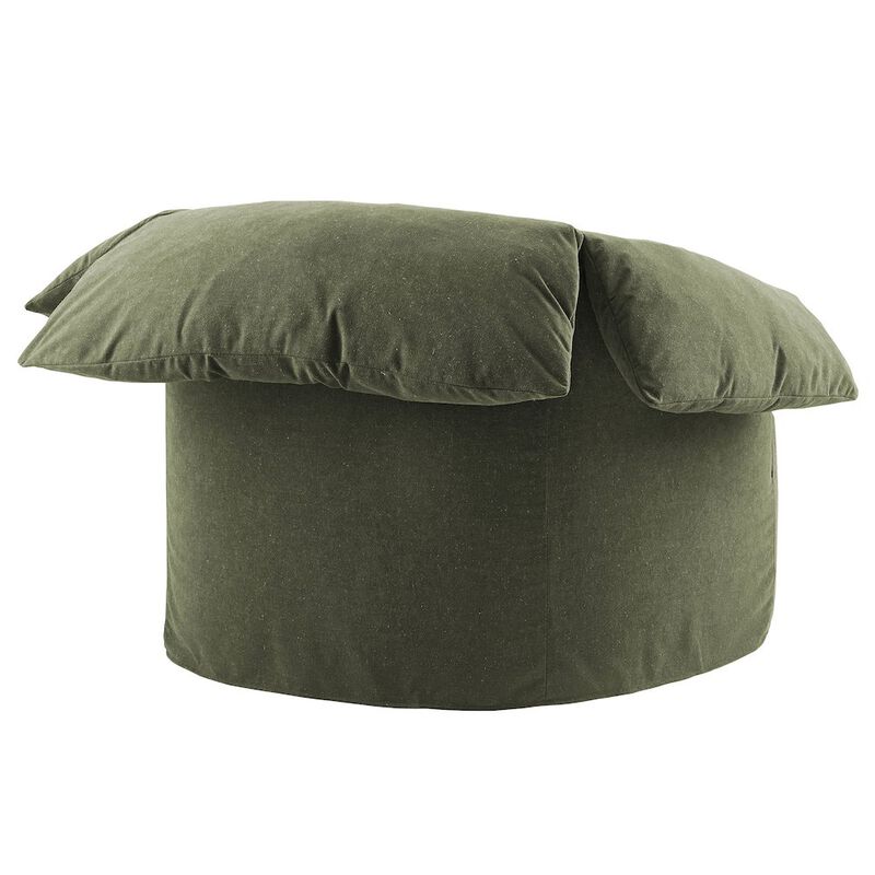 Lark Slipcovered Fabric Oversized Armchair image number 4