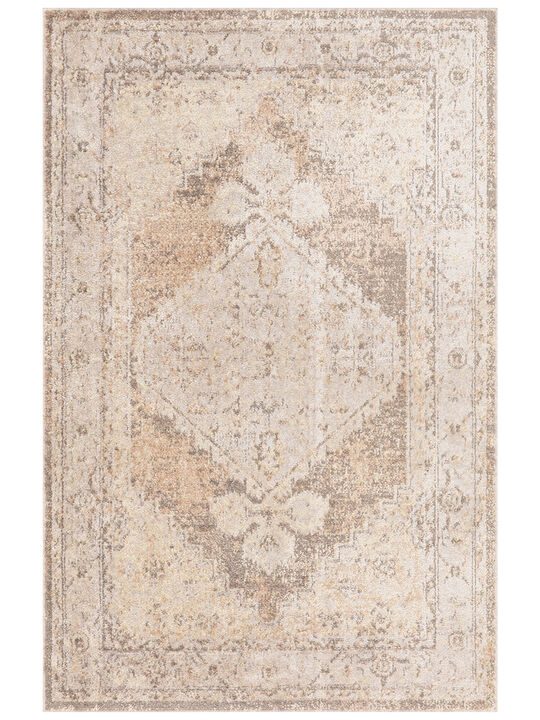 Astra Machine Washable ASW11 Beige 3'3" x 5' Rug