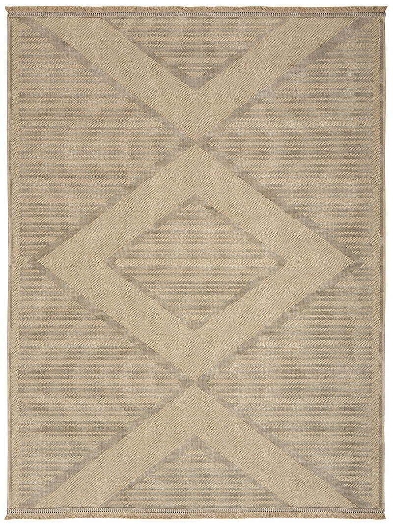 Washable Jute WSJ01 Natural/Beige 3'11" x 5'11" Rug