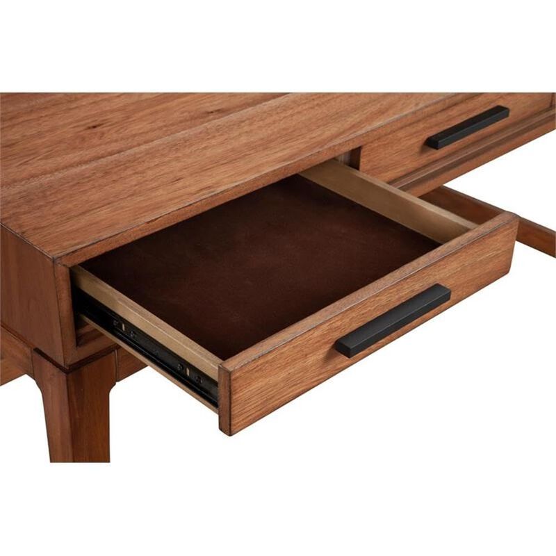 Origins by Alpine Nova Mini Desk, Honey Maple image number 3