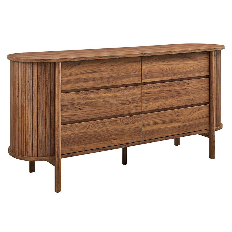 Cadence 6-Drawer Curved Dresser image number 0