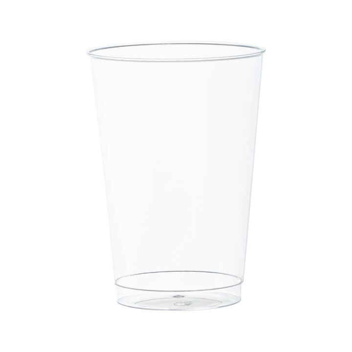 12 oz. Clear White Plastic Party Cups (240 Cups)
