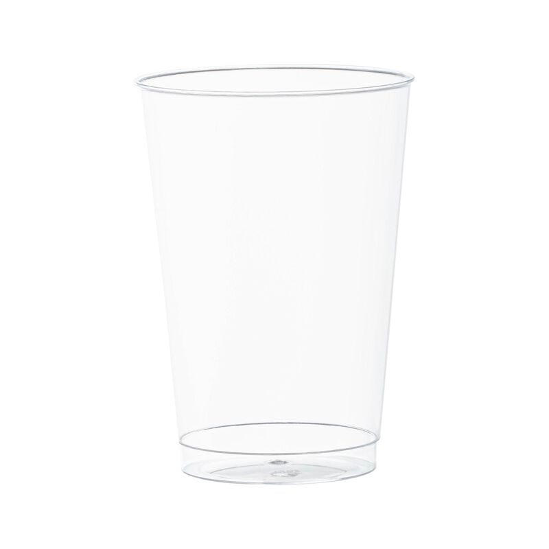 12 oz. Clear White Plastic Party Cups (240 Cups) image number 0