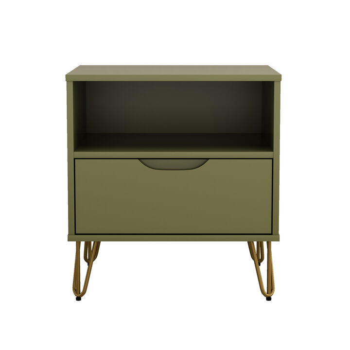 Avira Green Nightstand