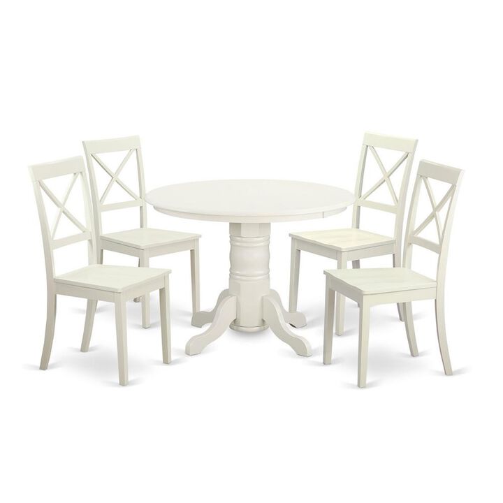 5 PC Kitchen nook Dining set - Kitchen Table and 4 dinette Chairs
