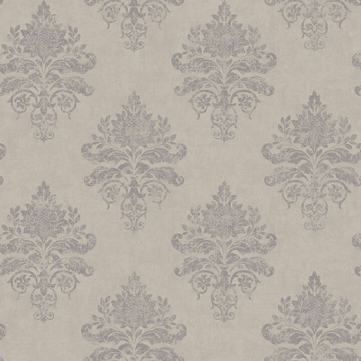 Palazzo 2 Medallion Damask Beige Wallpaper G68668
