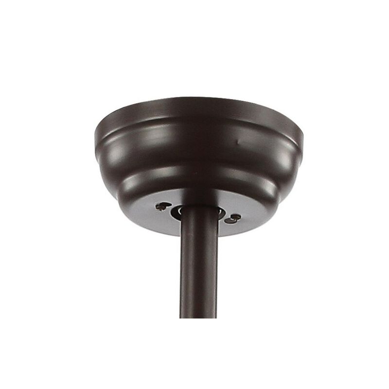 Ali 3-Light Wrought Iron LED Ceiling Fan With Remote