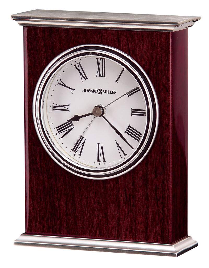 Howard Miller 645481 Howard Miller Kentwood Tabletop Clock 645481 Rosewood image number 0