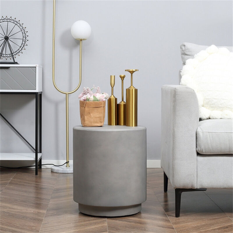 Compact End Table with Storage for Home and Office Decor