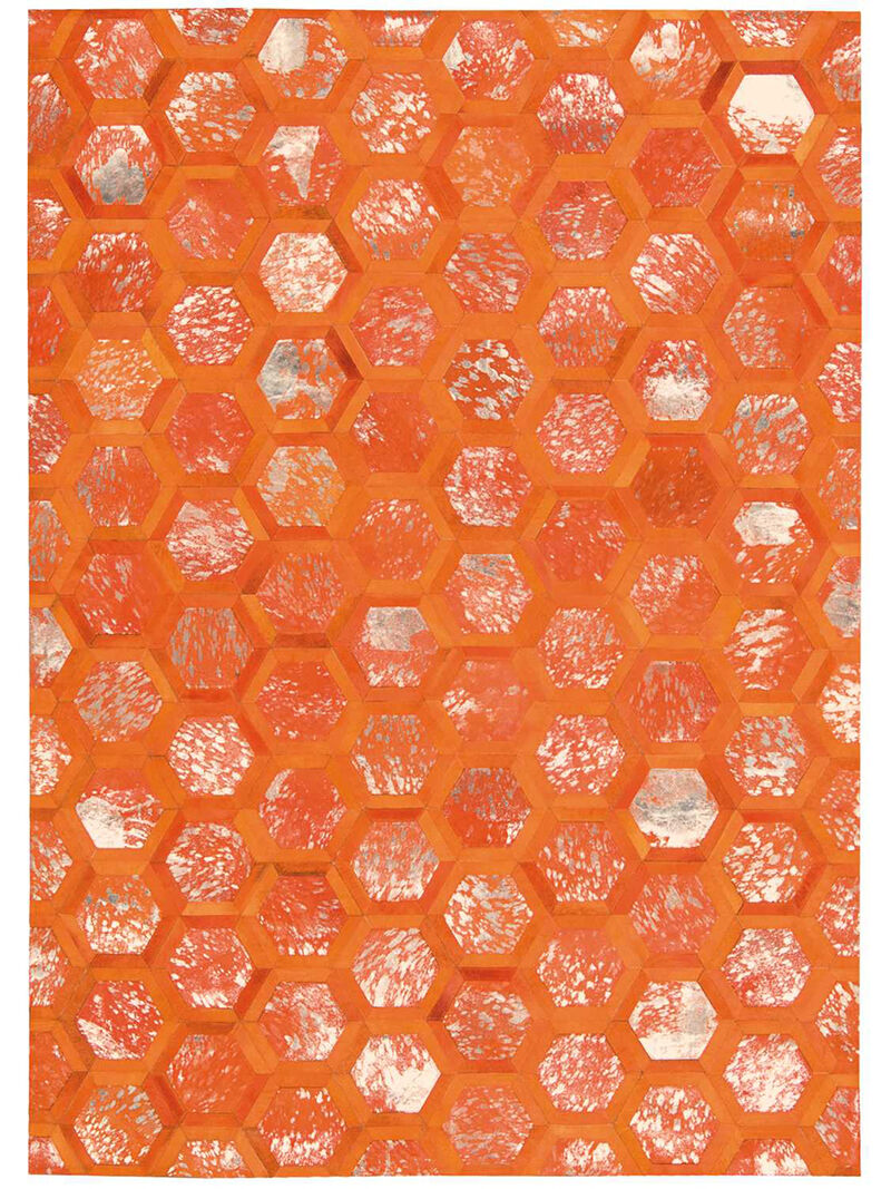 City Chic MA100 Tangerine 8' x 10' Rug