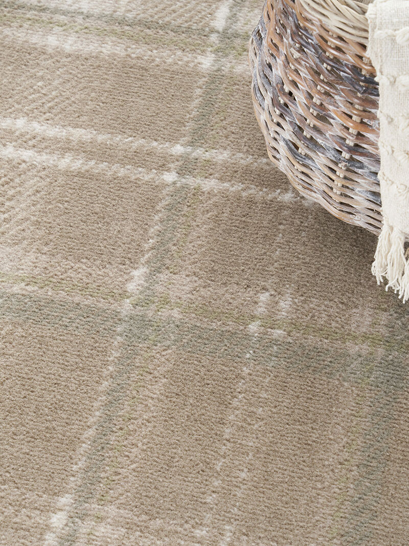 Grafix GRF03 Taupe 6' x 9' Rug