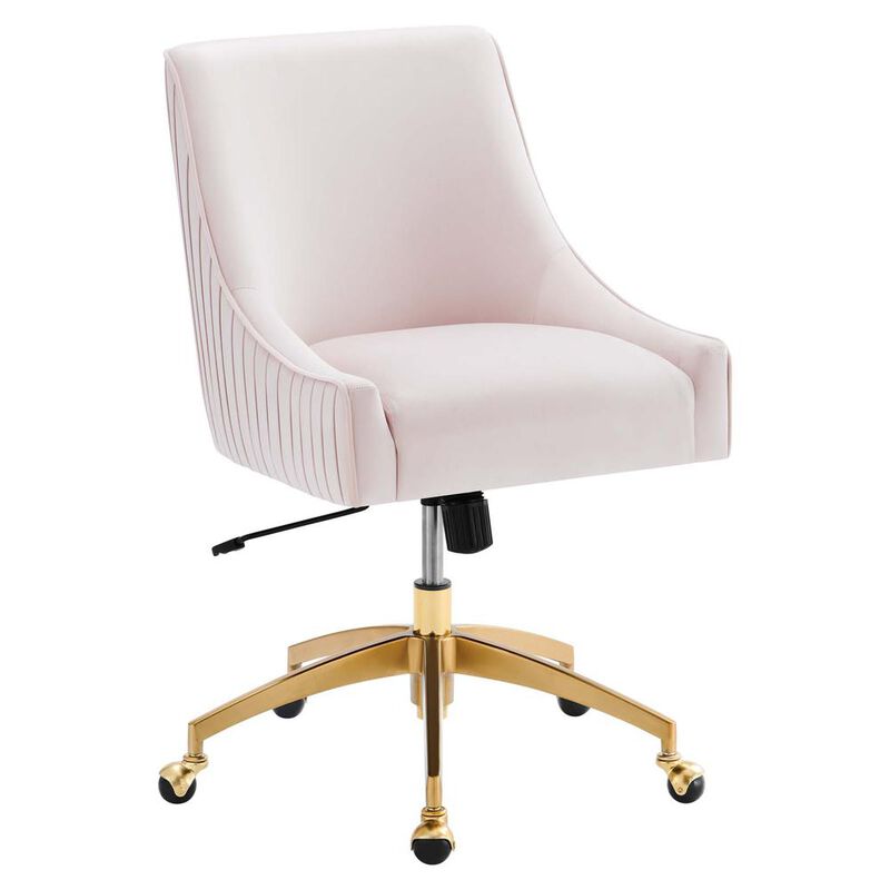 Discern Performance Velvet Office Chair image number 0