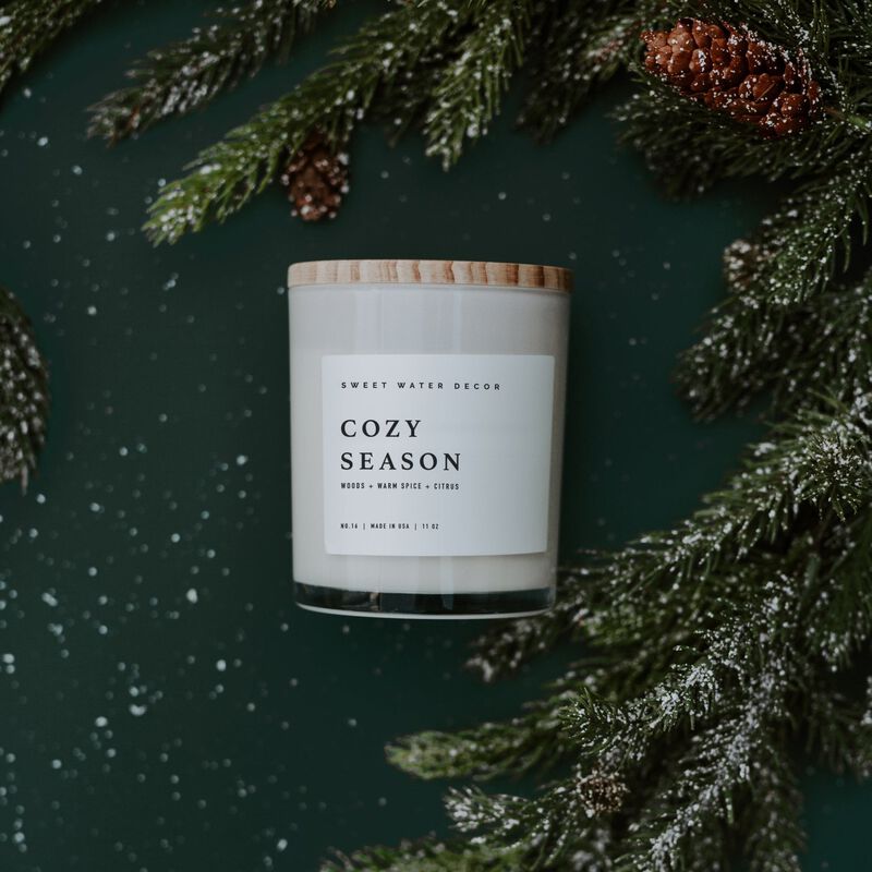 Sweet Water Decor Cozy Season 11 oz Soy Candle image number 3