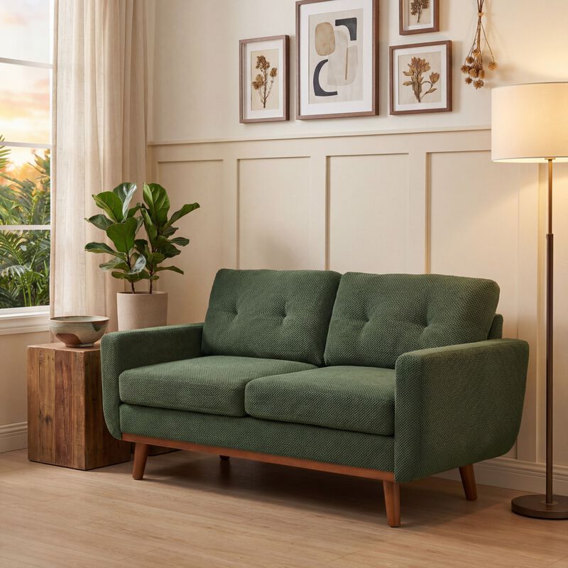 Harldi Modern Minimalist Two-Seater Sofa image number 2