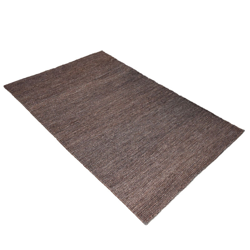 HAND KNOTTED SUMAK JUTE ECO-FRIENDLY Solid AREA RUGS - Rectangle Shape, Solid Plain, High Pile, Natural Fiber, Outdoor Indoor Handmade Area Rugs for Living Room (J00010) image number 2