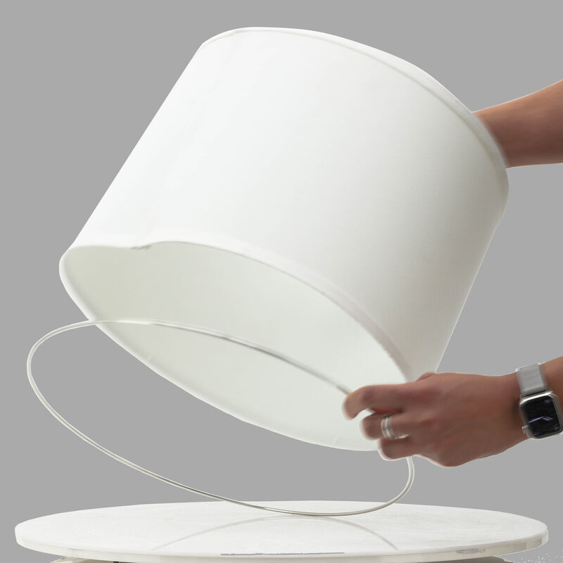 Polylinen Lamp Shade, White image number 3