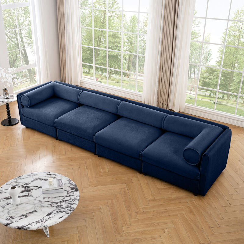 Merax 4 Seats Sofa with Storage for Living Room.