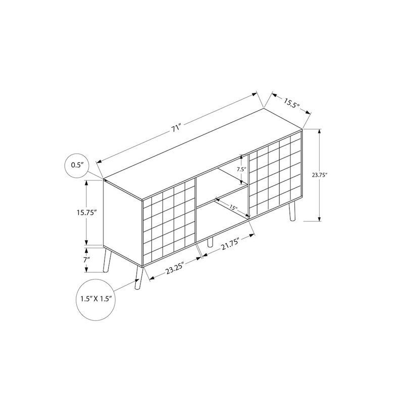 Tv Stand, 72 Inch, Console, Media Entertainment Center