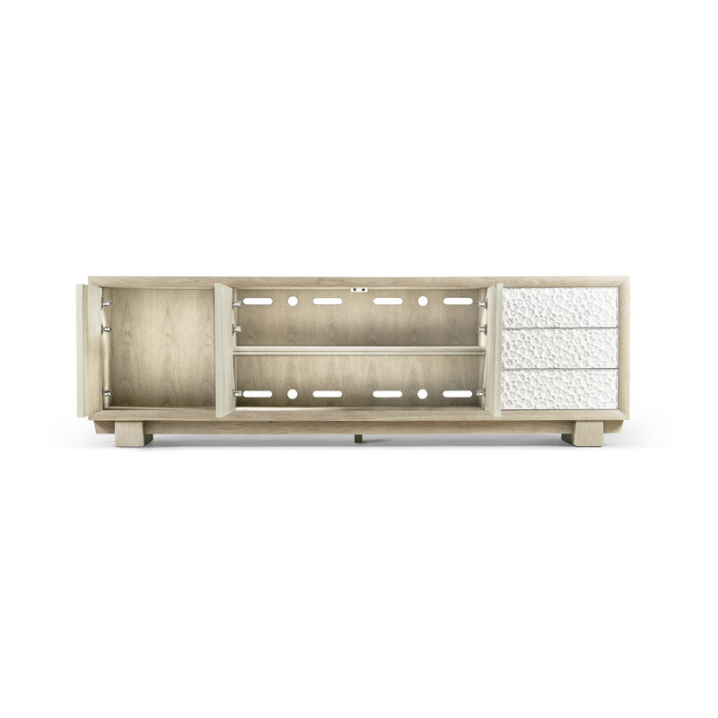 Pelagic Cast Metal Entertainment Console