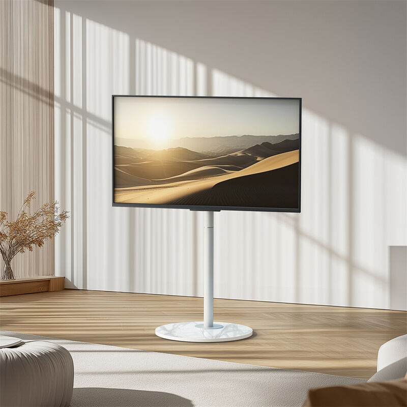 TV Floor Stand with Hidden Wheels for 40&rdquo;-75&rdquo; Height Adjustable TV Mount image number 8