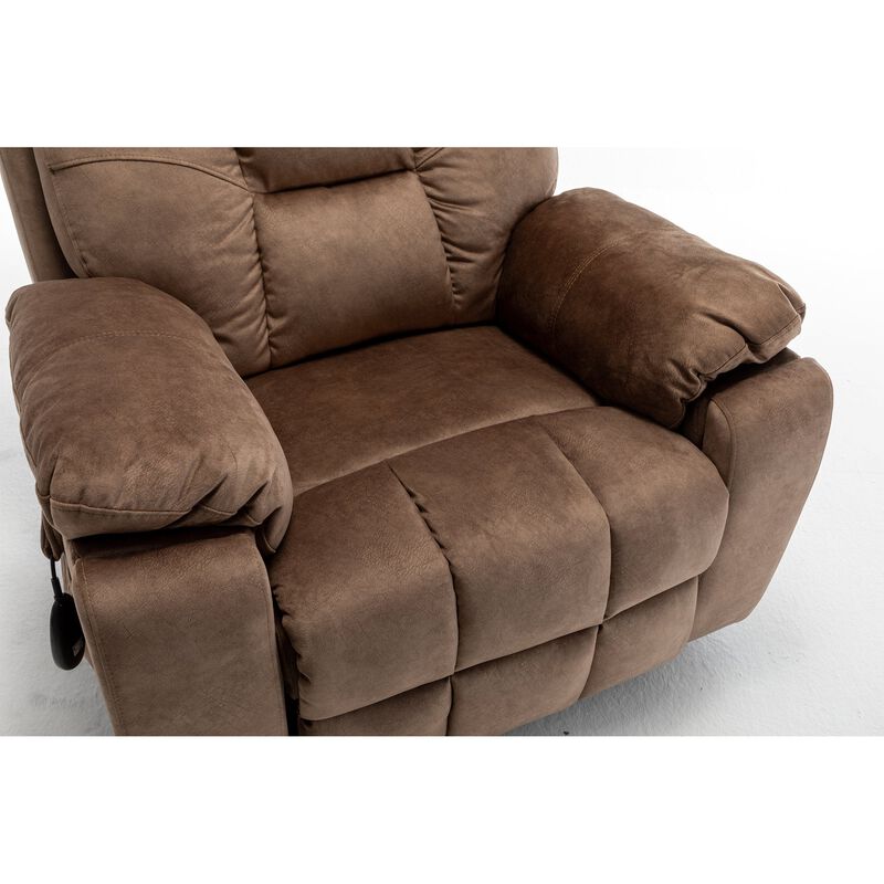 Recliners Lift Chair with Hidden Cup Holder Relax Sofa Chair Power Electric Reclining for Elderly image number 7