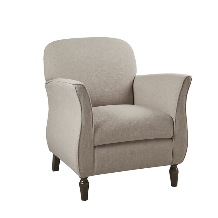 Gracie Mills Herbert Upholstered Flared Arm Accent Chair