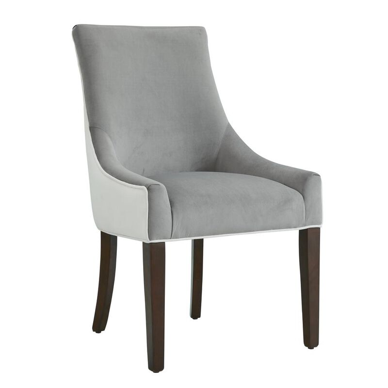 Comfort Pointe Jolie Upholstered Dining Chair -Smoke
